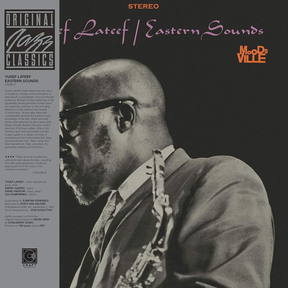 Yusef Lateef Eastern Sounds: Original Jazz Classics - 180 Gram Vinyl - Sealed US vinyl LP album (LP record) CR00615