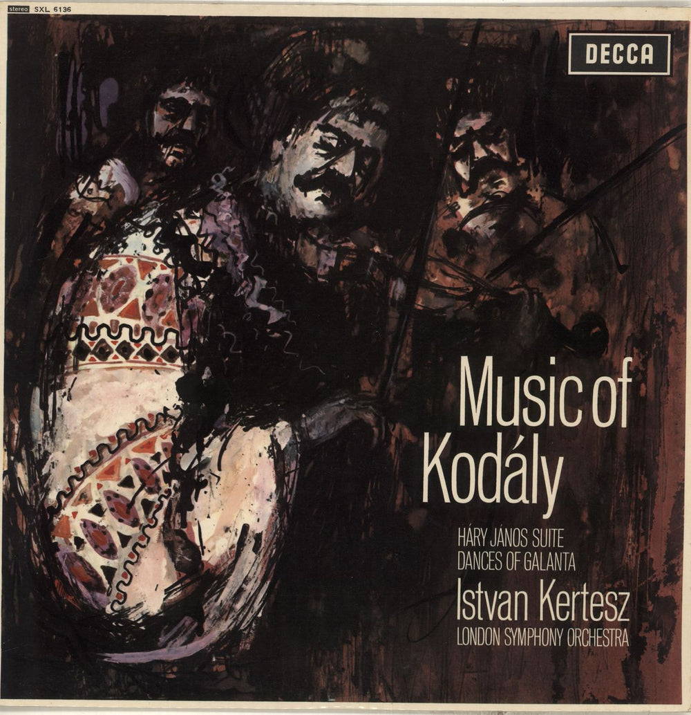 Zoltán Kodály Music Of Kodály UK vinyl LP album (LP record) SXL6136