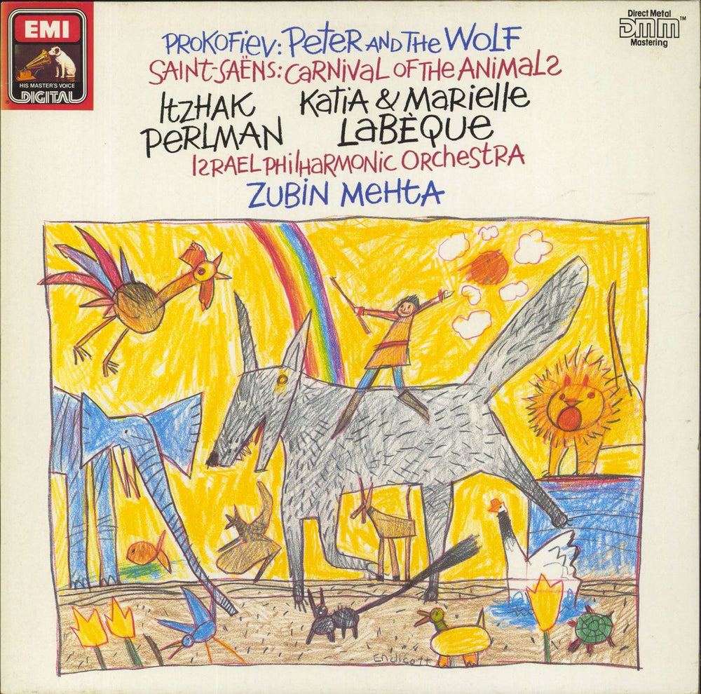 Zubin Mehta Peter and the Wolf / Carnival of the Animals UK vinyl LP album (LP record) EL2701251