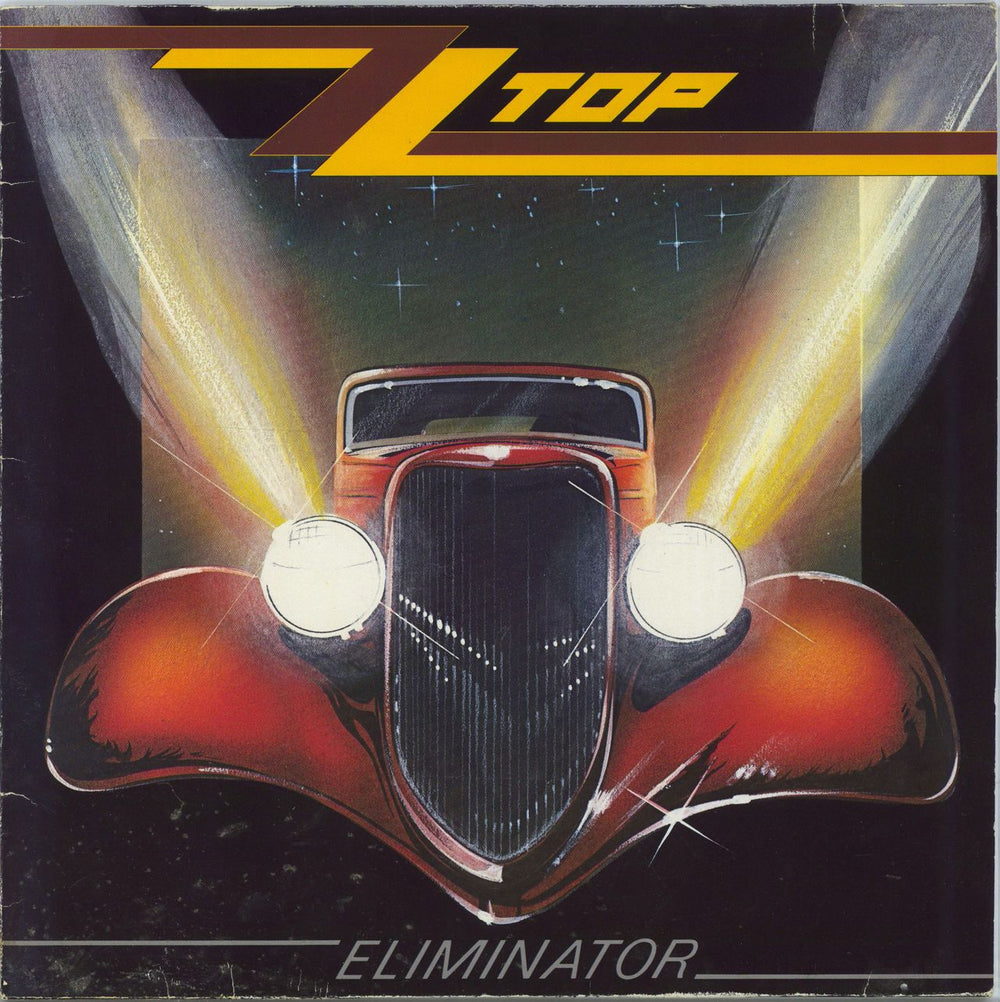 ZZ Top Eliminator German vinyl LP album (LP record) 92-3774-1