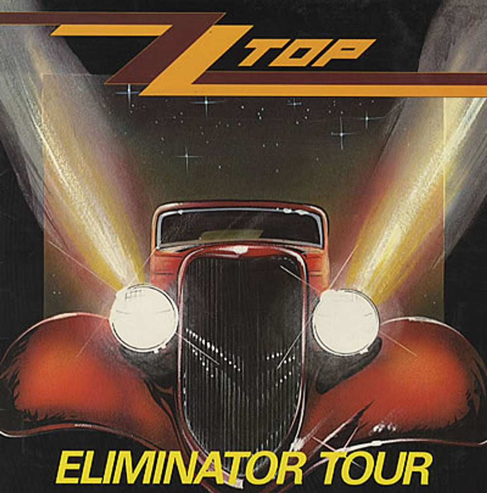 ZZ Top Eliminator UK tour programme TOUR PROGRAMME