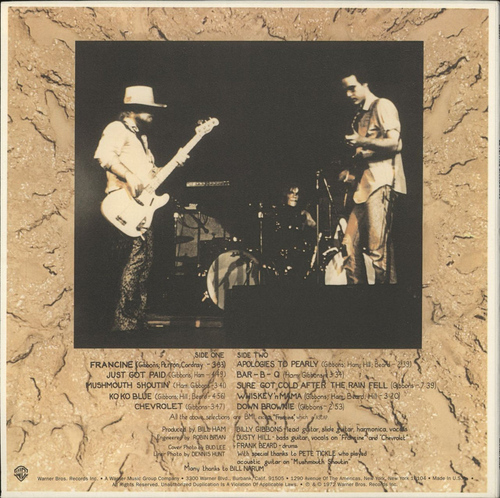 ZZ Top Rio Grande Mud - 180 Gram Vinyl US vinyl LP album (LP record)