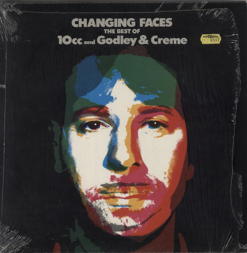 10cc Changing Faces - The Best Of 10cc And Godley & Creme - Shrink UK vinyl LP album (LP record) TGCLP1