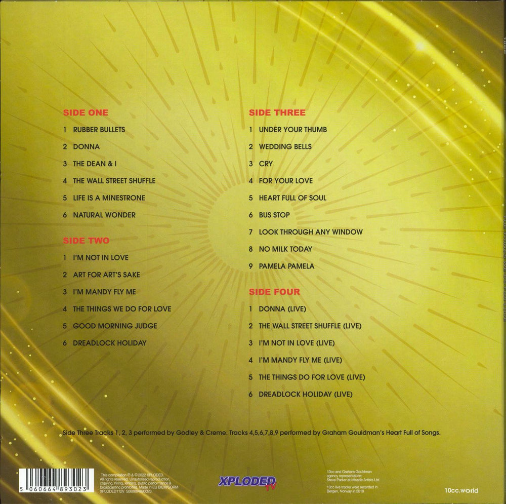 10cc The Things We Do For Love: The Ultimate Hits And Beyond UK 2-LP vinyl record set (Double LP Album) 5060664893023