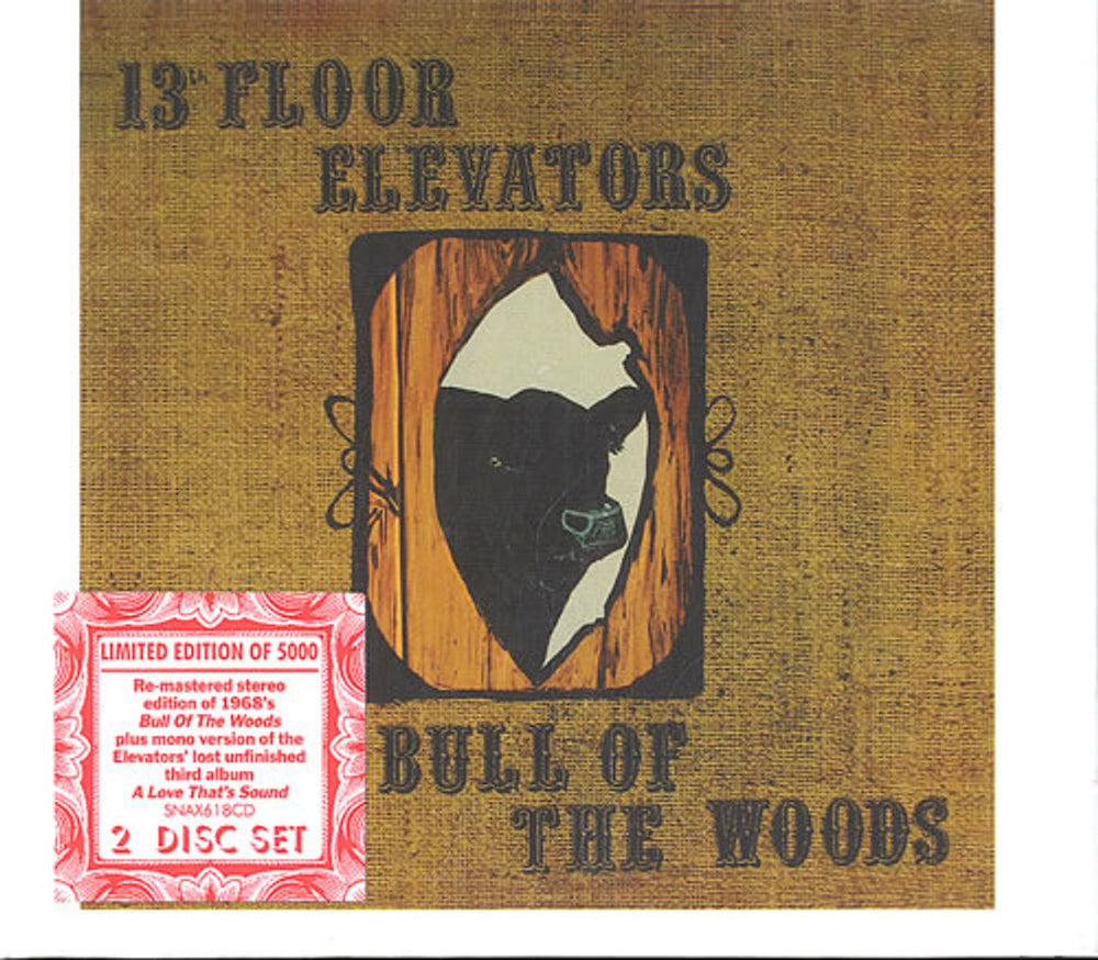 13th Floor Elevators Bull Of The Woods UK 2 CD album set (Double CD) SNAX618CD