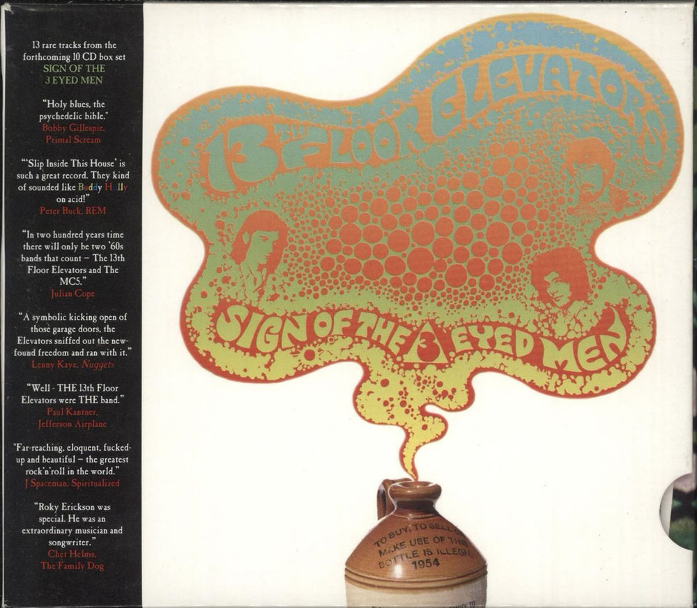 13th Floor Elevators Sign Of The 3 Eyed Men - Numbered UK Promo CD album (CDLP) IA#14/CD-P