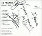 16 Frames Where It Ends - Autograph US Promo CD-R acetate CDR-ACETATE