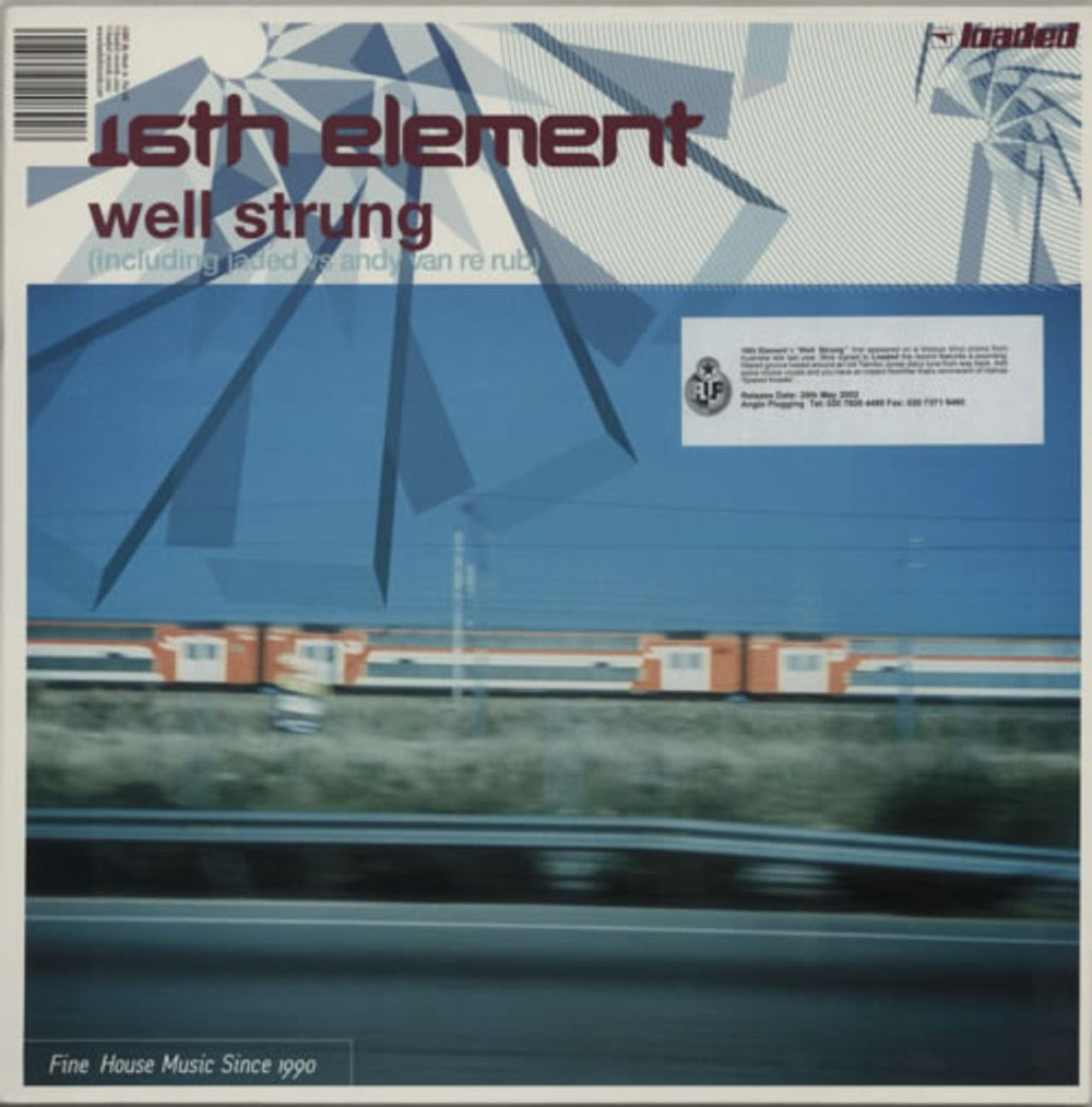 16th Element Well Strung UK 12" vinyl single (12 inch record / Maxi-single) LOAD89