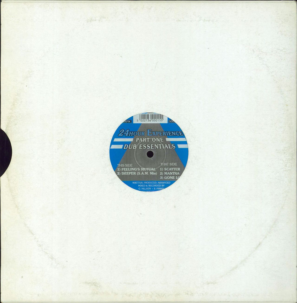 24Hour Experience Part One: Dub Essentials UK 12" vinyl single (12 inch record / Maxi-single)