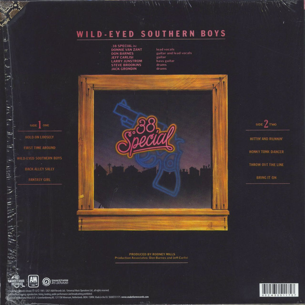 38 Special Wild-Eyed Southern Boys - Pink Vinyl US vinyl LP album (LP record)