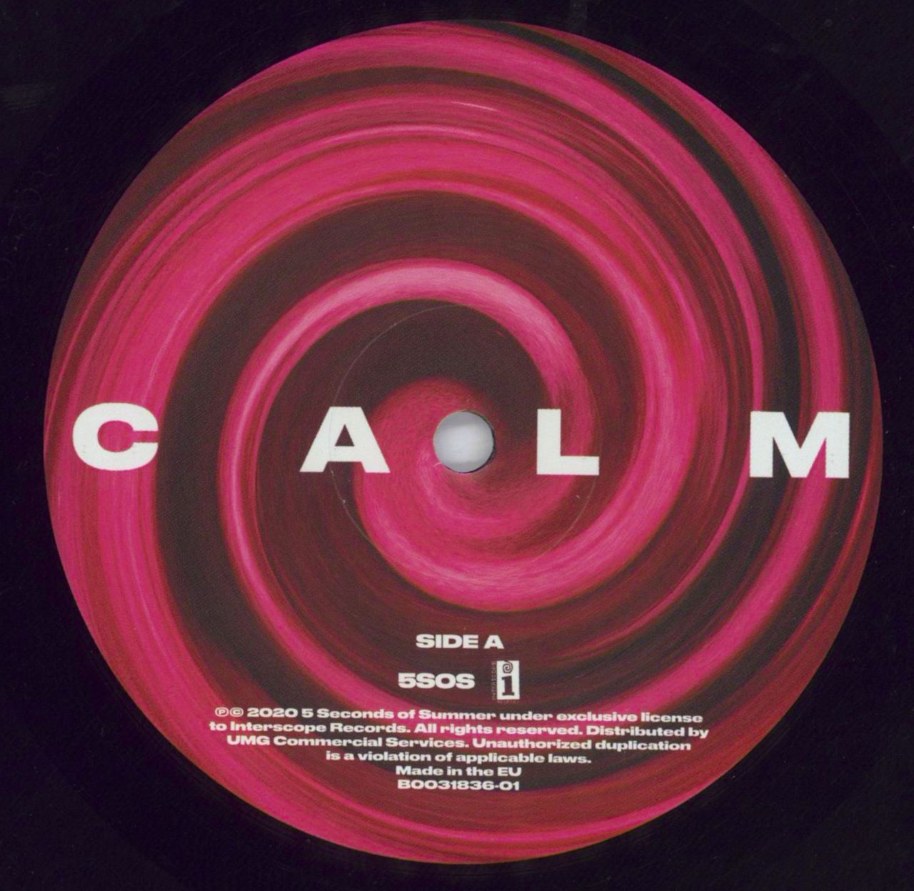 5sos CALM popular vinyl pink edition