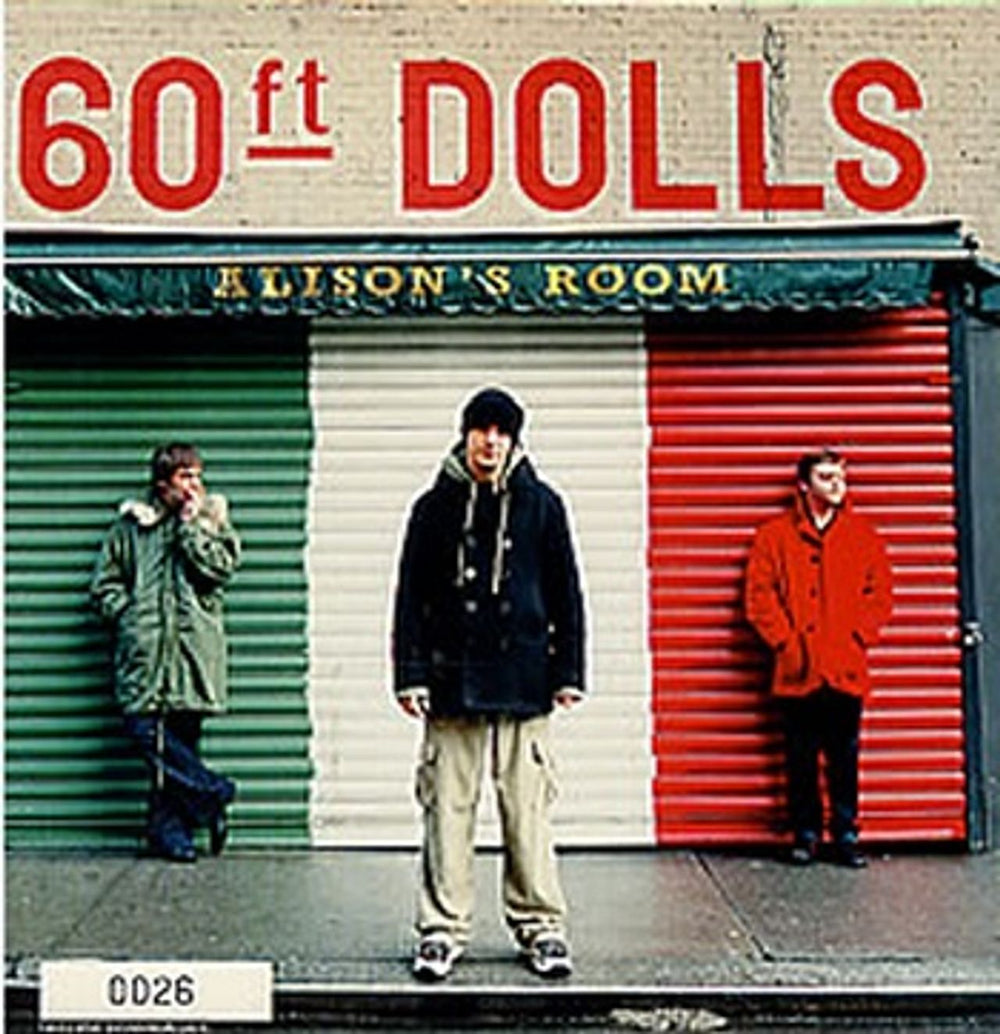 60ft Dolls Alison's Room - Red Vinyl UK 7" vinyl single (7 inch record / 45) DOLL007