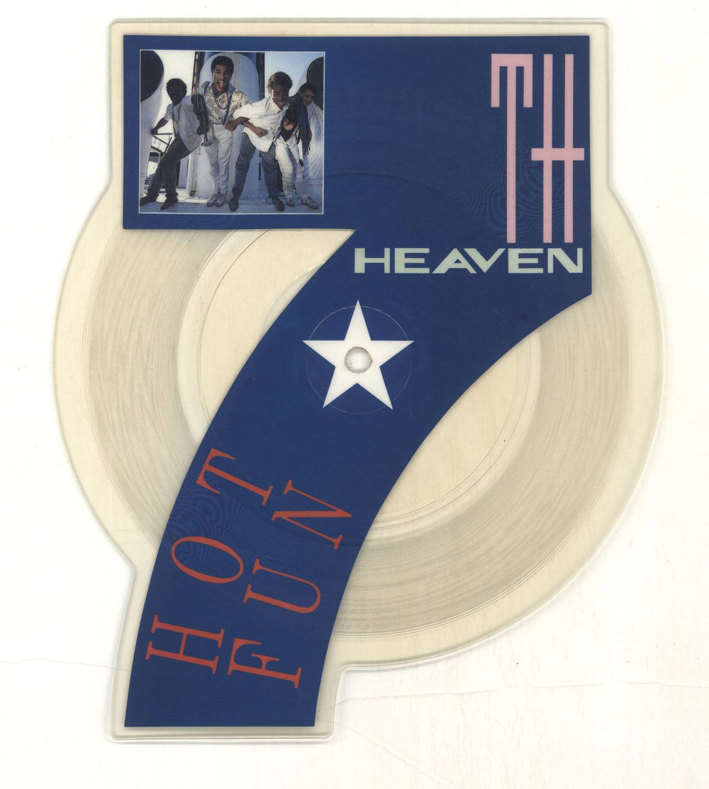 7th Heaven Hot Fun UK shaped picture disc (picture disc vinyl record) MERP199