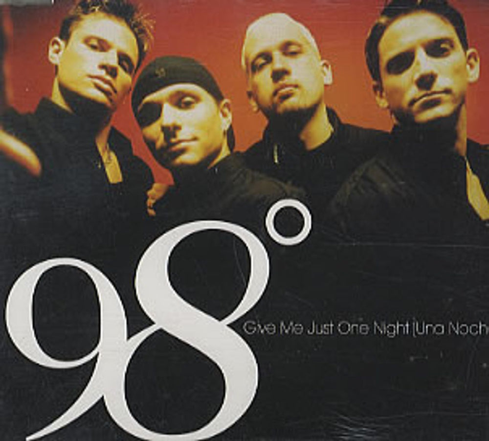 98 Degrees Give Me Just On Night Japanese Promo CD single (CD5 / 5") 4DCP-3086