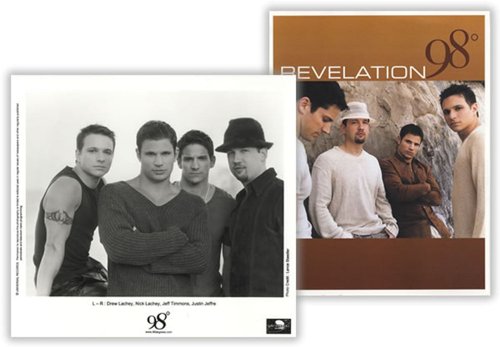 98 Degrees Revelation US Promo media press pack PRESS PACK