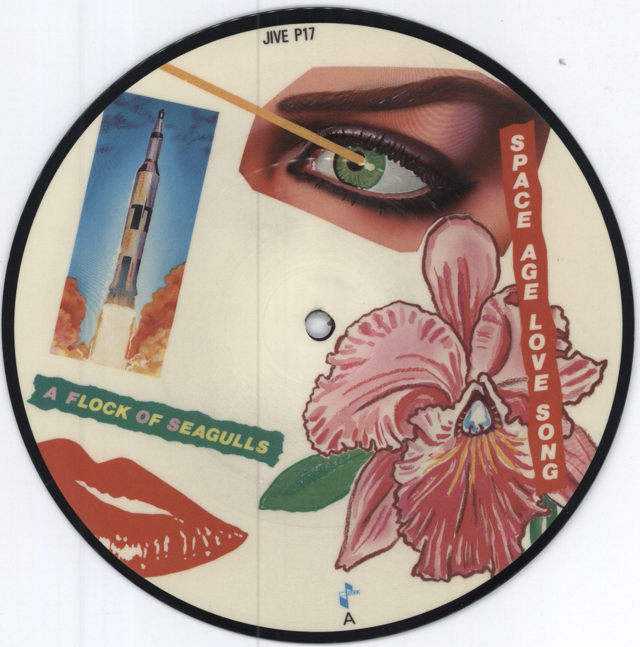 A Flock Of Seagulls Space Age Love Song UK 7" picture disc —