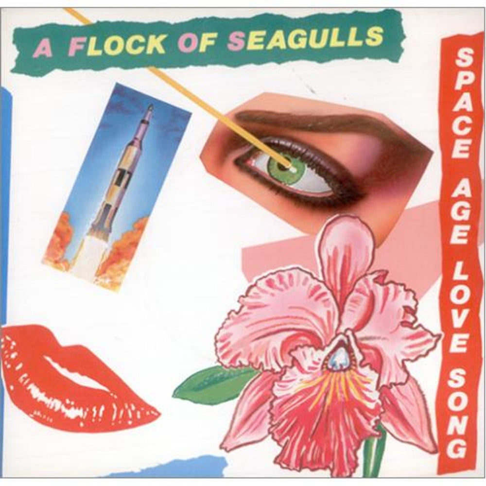 A Flock Of Seagulls Space Age Love Song UK 7" vinyl single (7 inch record / 45) JIVE17