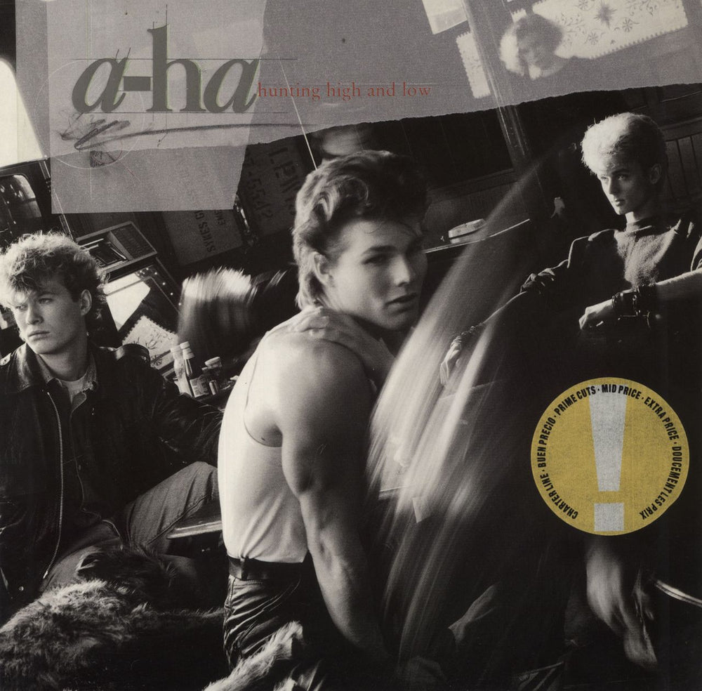 A-Ha Hunting High And Low UK vinyl LP album (LP record) WX30