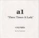 A1 Three Times A Lady UK Promo CD-R acetate CDR ACETATE