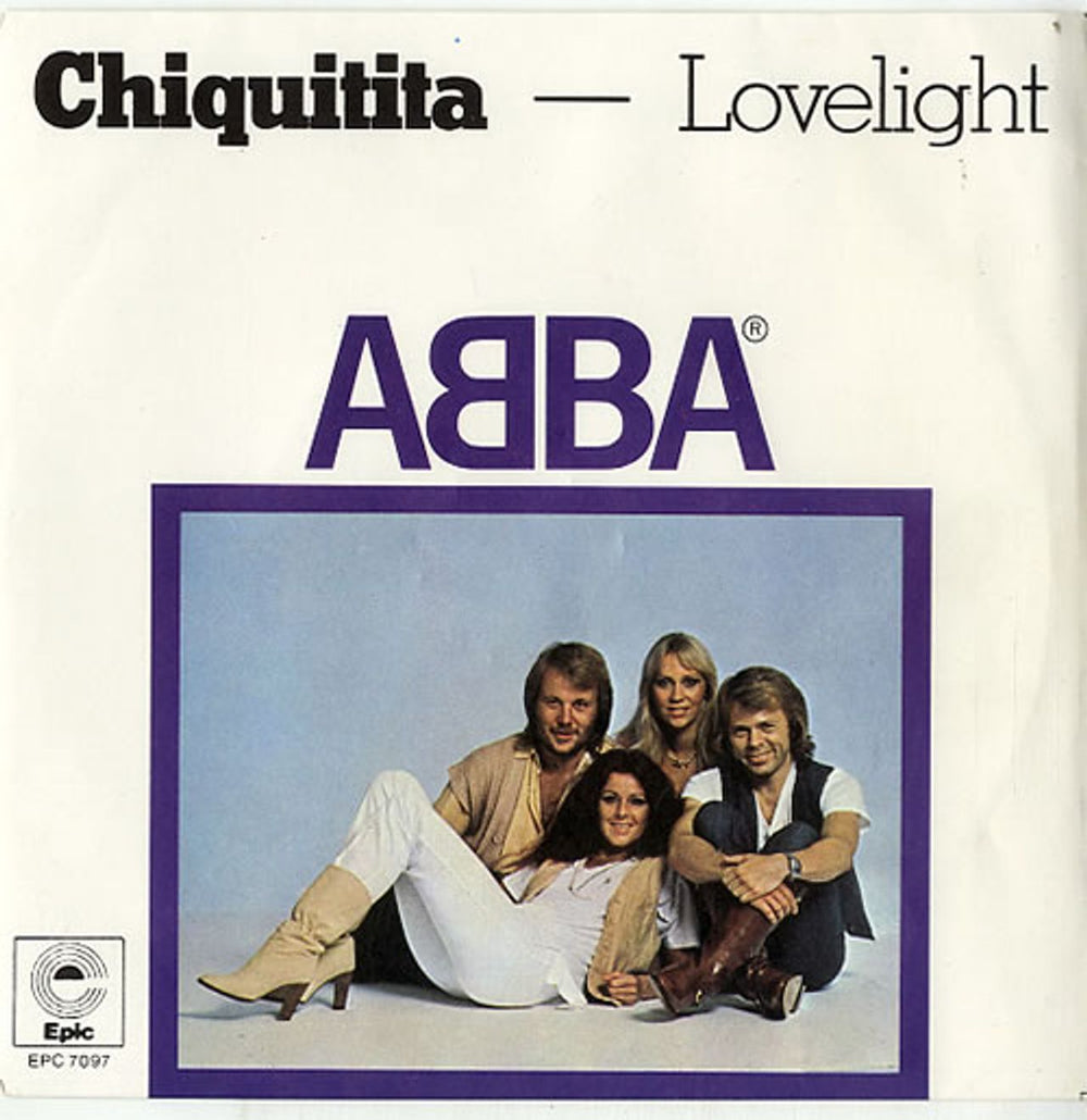 Abba Chiquitita Italian 7" vinyl single (7 inch record / 45) EPC7097