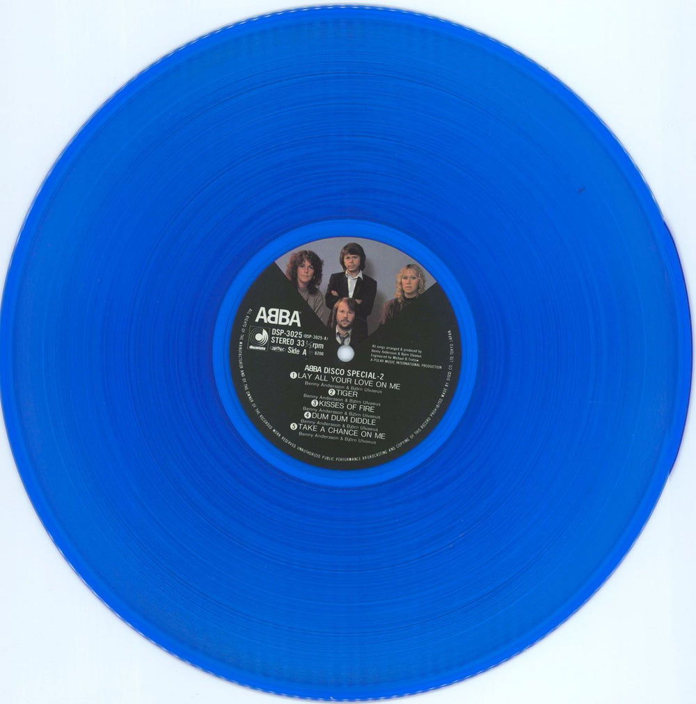 Abba Disco Special 2 - Blue Vinyl Japanese vinyl LP album (LP record) ABBLPDI431636