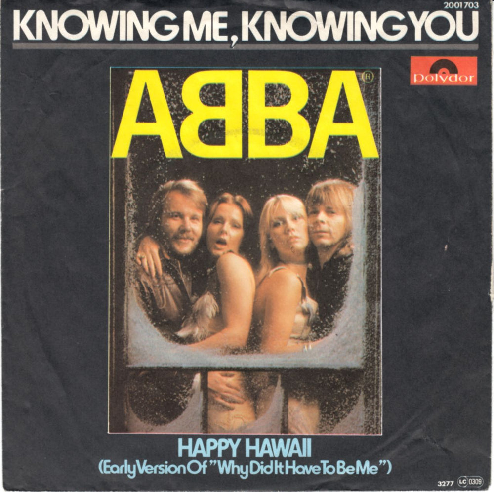 Abba Knowing Me Knowing You - EX German 7" vinyl single (7 inch record / 45) 2001703