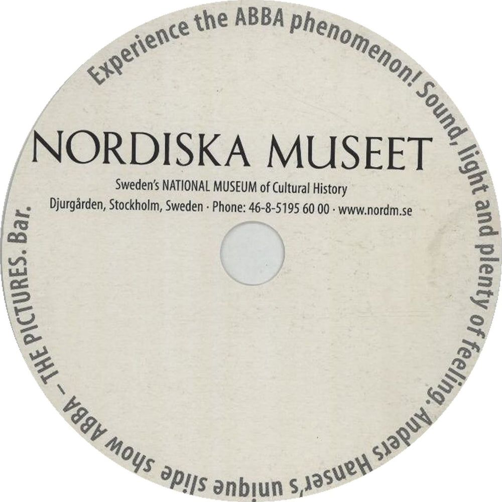 Abba The Exhibition Coaster Swedish memorabilia ABBMMTH652313