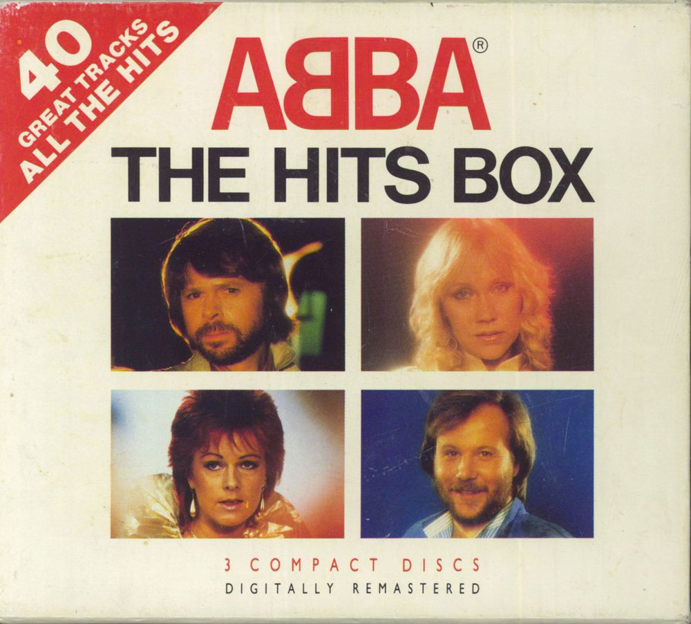 Abba The Hits Box - Three CD Box UK CD Album Box Set BOXD1