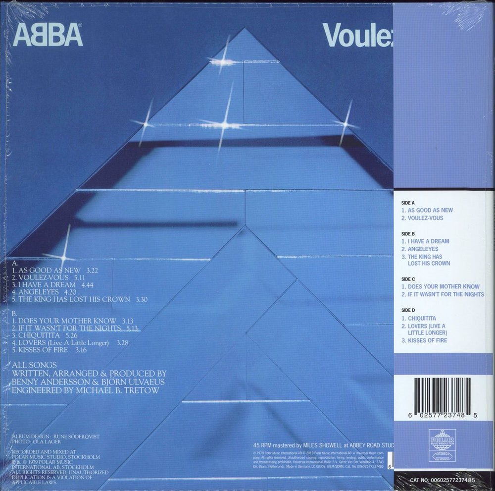 Abba Voulez-Vous: Half-Speed Mastered - 180gm Vinyl UK 2-LP vinyl record set (Double LP Album) 602577237485