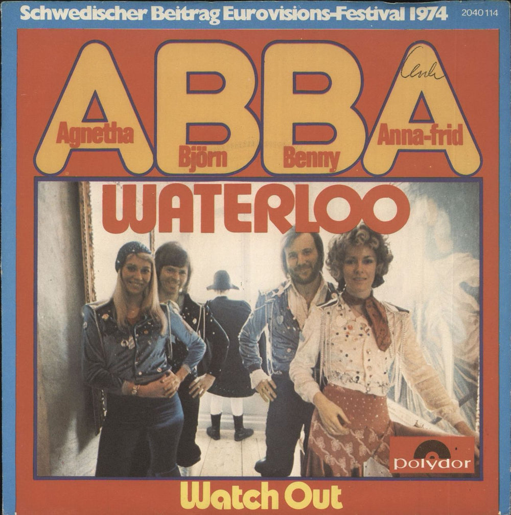 Abba Waterloo - EX German 7" vinyl single (7 inch record / 45) 2040114