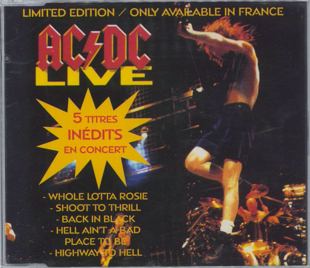 AC/DC 5 Titres Inedits En Concert French CD single (CD5 / 5") 7567960652