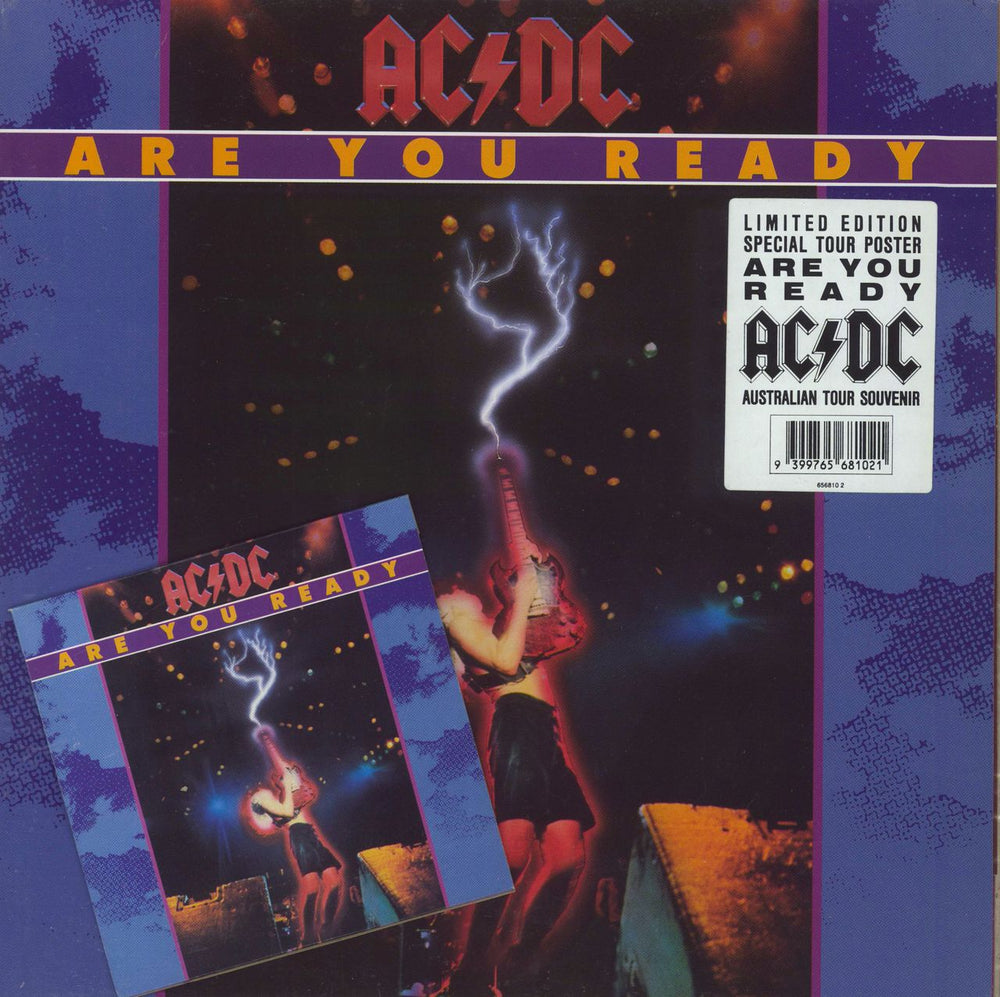 AC/DC Are You Ready + Poster & Hype Stickered Australian CD single (CD5 / 5") 6568102