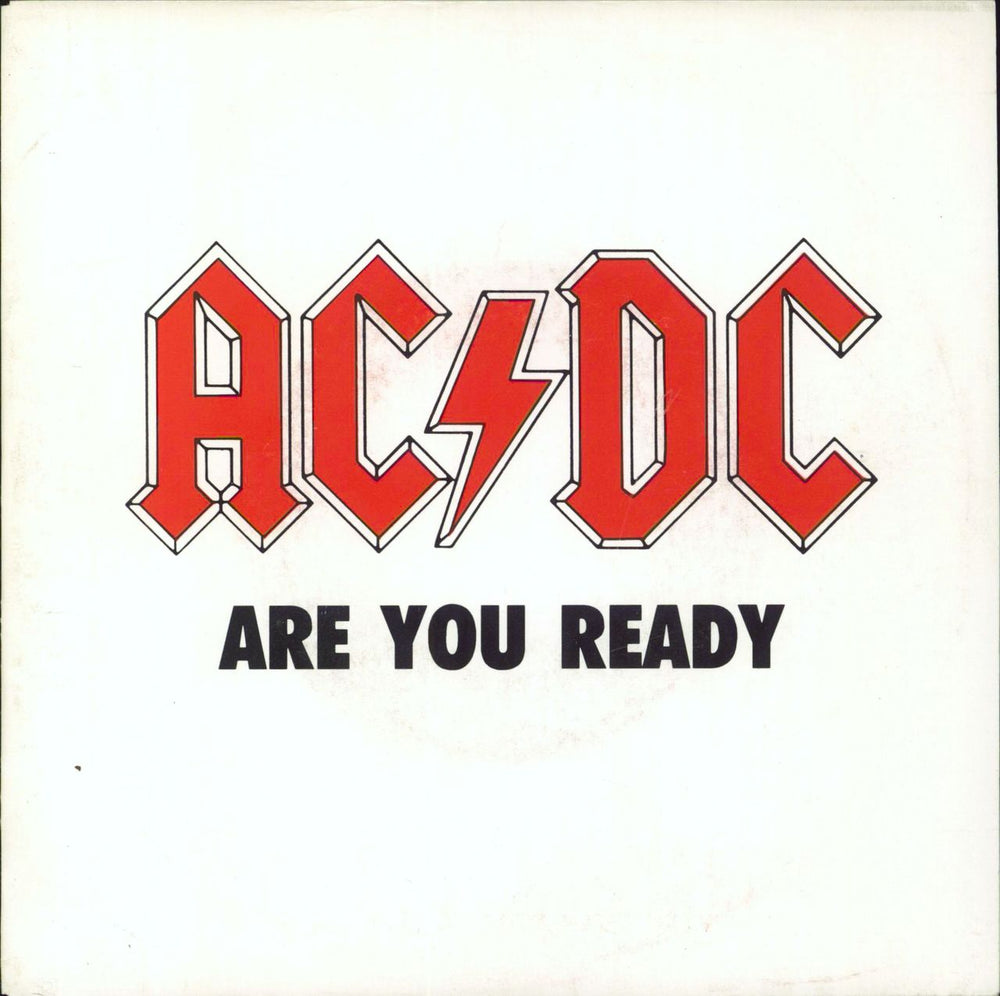 AC/DC Are You Ready Spanish Promo 7" vinyl single (7 inch record / 45) 1358