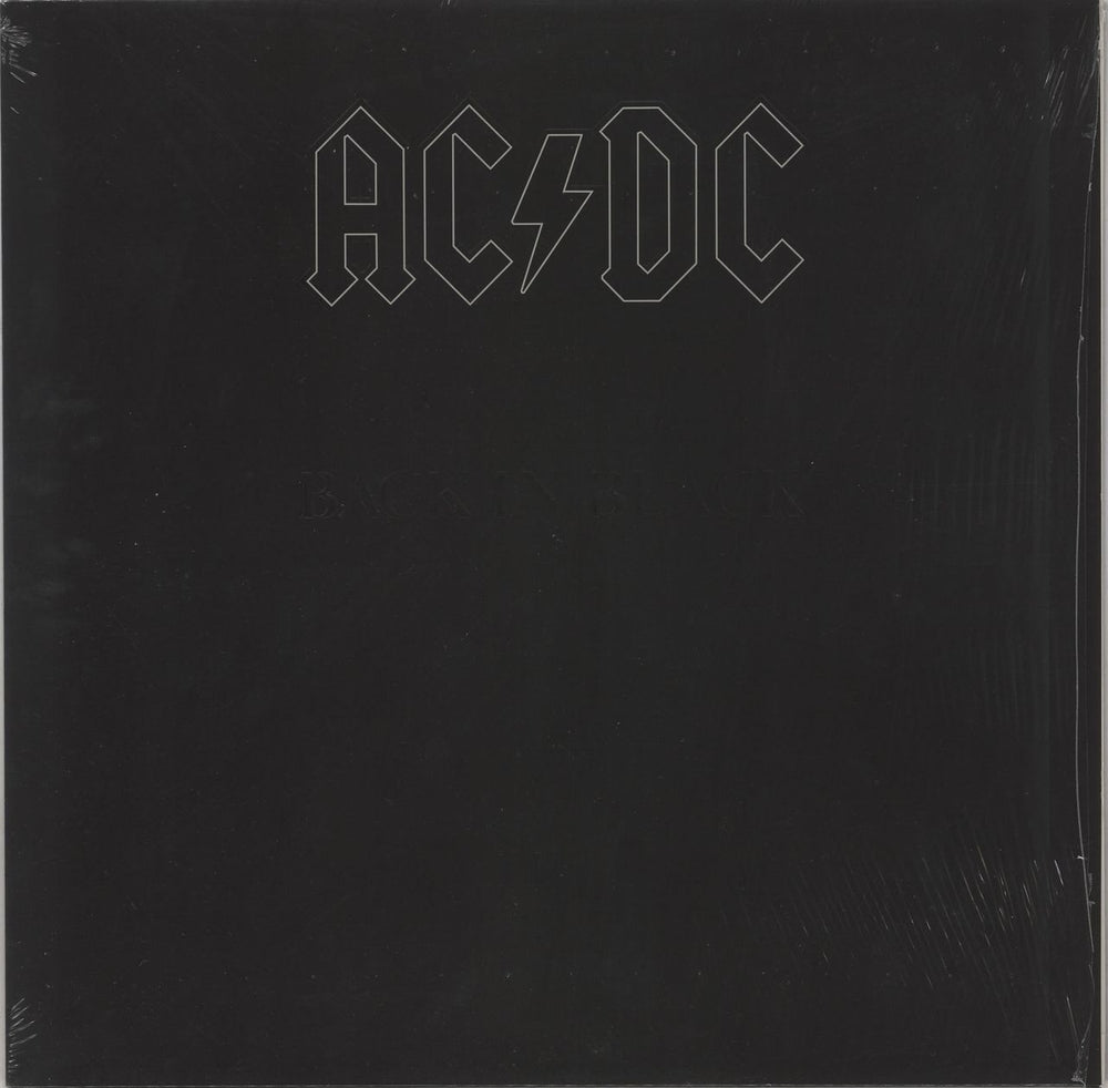 AC/DC Back In Black - 180gm UK vinyl LP album (LP record) 5107651