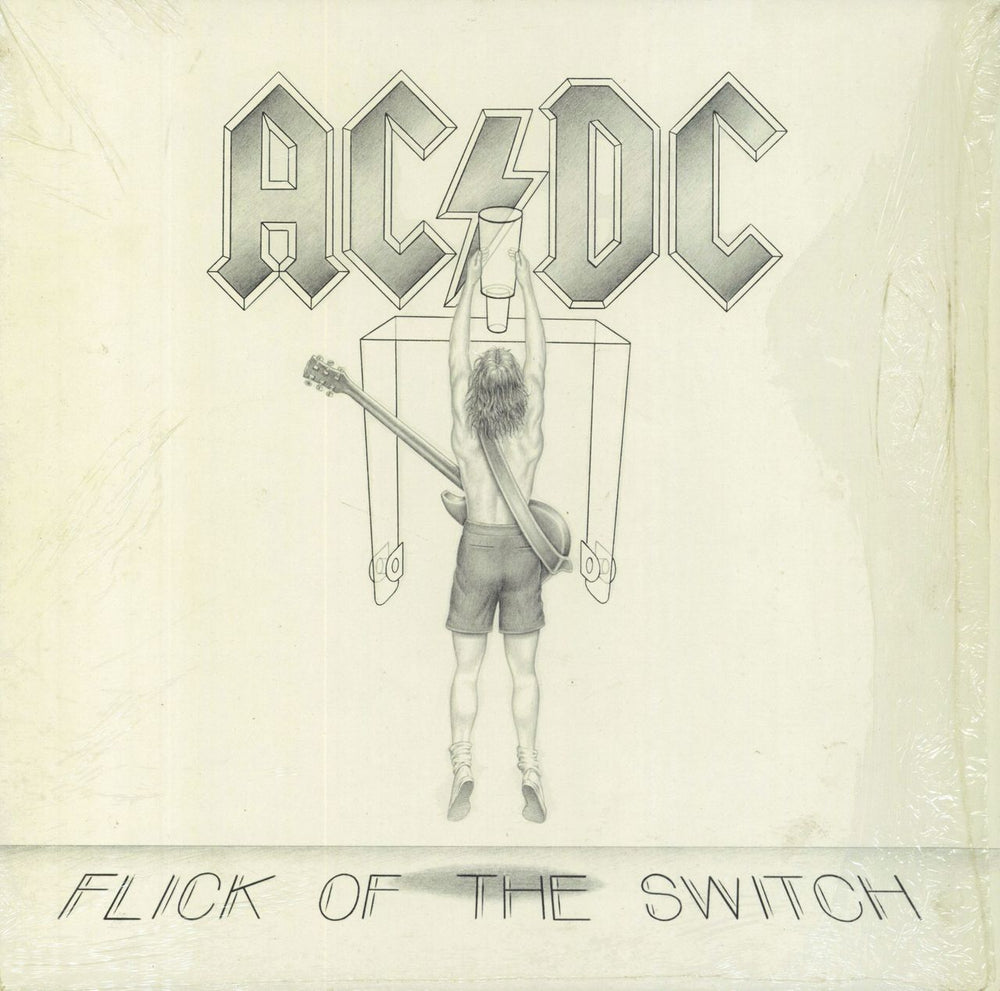 AC/DC Flick Of The Switch - Shrink German vinyl LP album (LP record) 78-0100-1