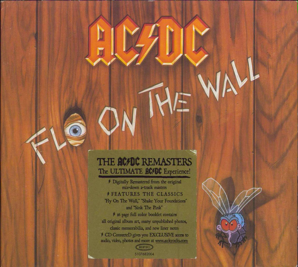 AC/DC Fly On The Wall UK CD album (CDLP) 5107682