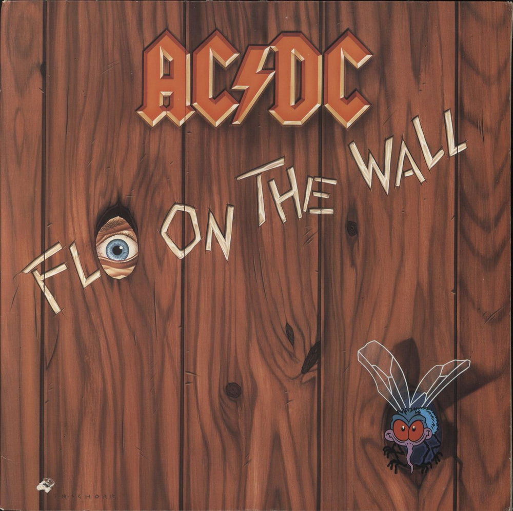 AC/DC Fly On The Wall US vinyl LP album (LP record) 81263-1-E