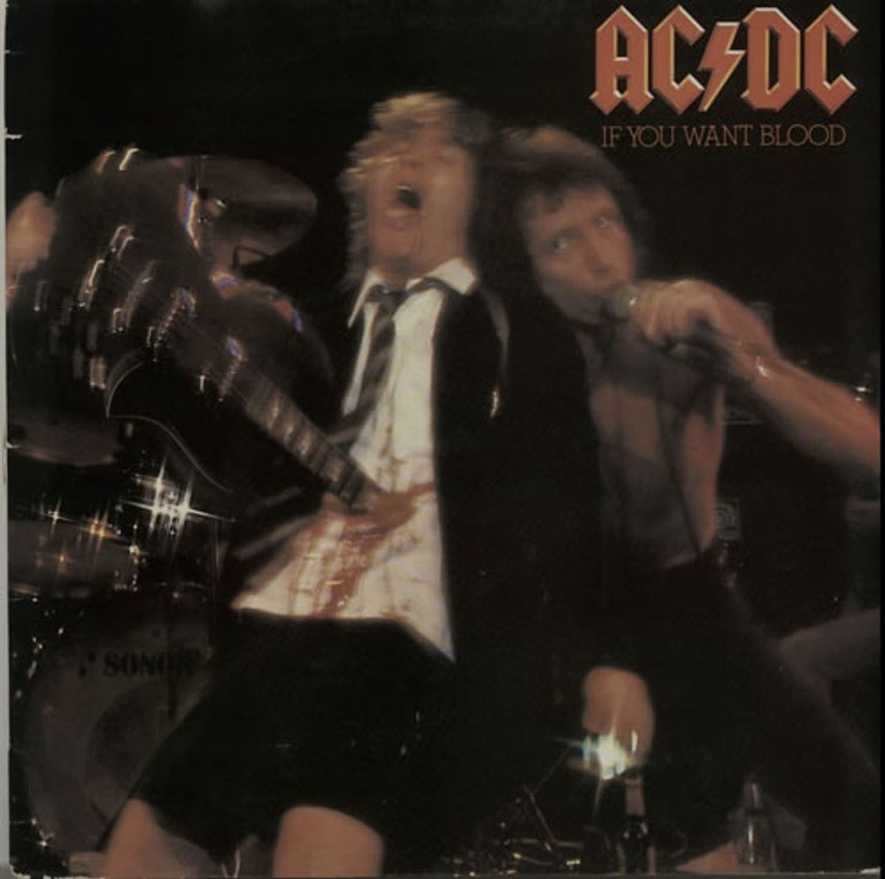 AC/DC If You Want Blood Spanish vinyl LP album (LP record) S90.123