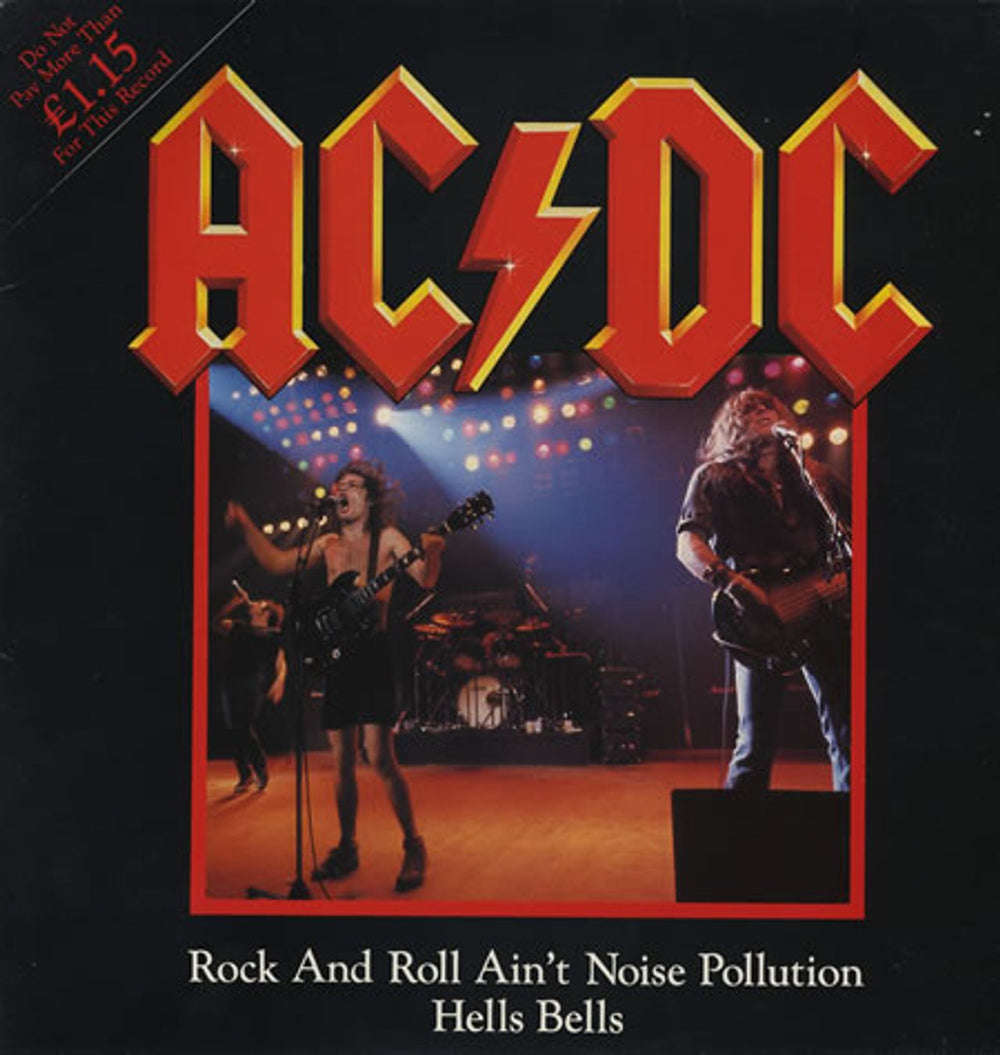 AC/DC Rock And Roll Ain't Noise Pollution UK 12" vinyl single (12 inch record / Maxi-single) K11630T