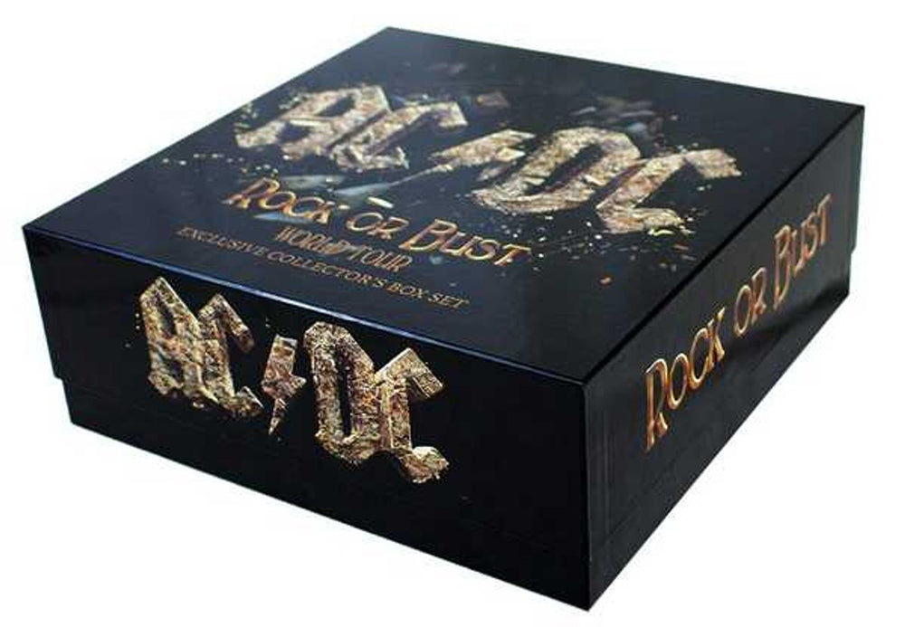 AC/DC Rock Or Bust - World Tour Exclusive Collector's Box Set + CD UK CD Album Box Set BOX SET