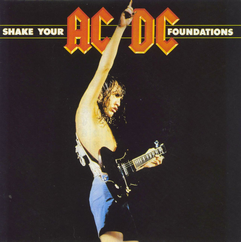 AC/DC Shake Your Foundations + Poster Sleeve German 7" vinyl single (7 inch record / 45) 789474-7