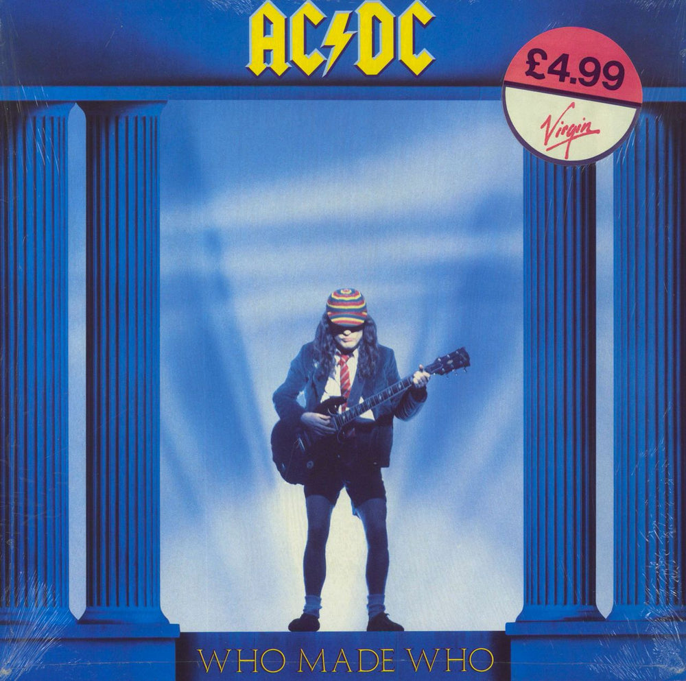 AC/DC Who Made Who - Shrink UK vinyl LP album (LP record) WX57