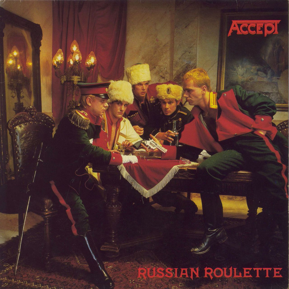 Accept Russian Roulette Greek vinyl LP album (LP record) PRT26893