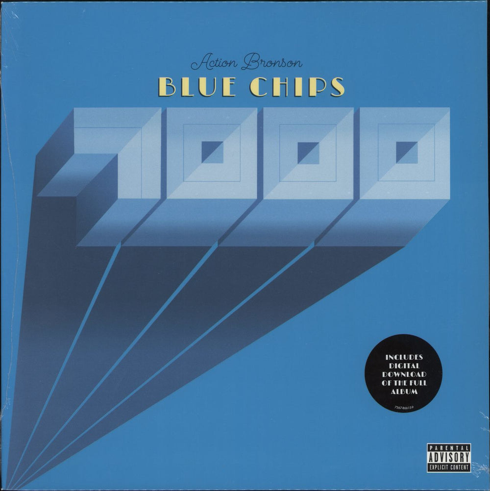 Action Bronson Blue Chips 7000 - Sealed UK vinyl LP album (LP record) 560137-1