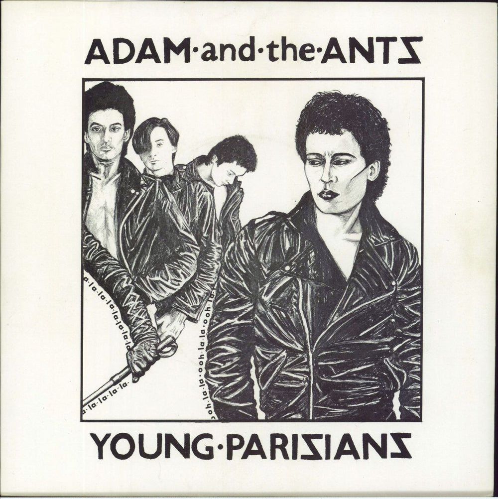 Adam & The Ants Young Parisians - A Label UK Promo 7" vinyl single (7 inch record / 45) F13803