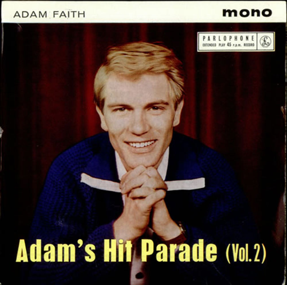 Adam Faith Adam's Hit Parade Vol. 2 EP UK 7" vinyl single (7 inch record / 45) GEP8841