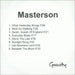 Adam Masterson One Tale Too Many UK Promo CD-R acetate CD-R ACETATE