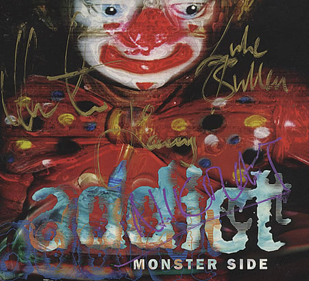 Addict Monster Side - Fully Autographed! UK CD single (CD5 / 5") ABB160SCD-1