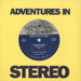 Adventures In Stereo International - Blue / White Vinyl US 7" vinyl single (7 inch record / 45) BOB-10