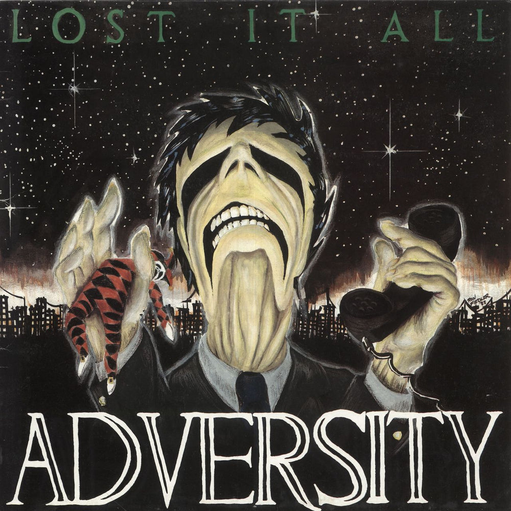 Adversity Lost It All UK vinyl LP album (LP record) ACHE13